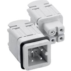 Amphenol C146 10B003 002 4-1 konektorová vložka, zásuvka Heavy|mate® C146 Počet kontaktů 3 + PE 1 ks