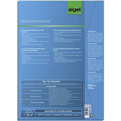 Sigel Inkjet Paper Professional IP182 papír do inkoustové tiskárny A4 120 g/m² 50 listů vysoce bílá