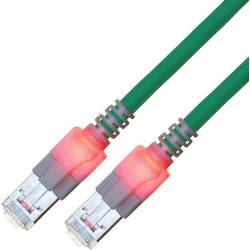 Easylan CS1OTCDCD0020 RJ45 síťové kabely, propojovací kabely CAT 6 S/FTP 2.00 m tyrkysová dvoužilový stíněný, bez halogenů, samozhášecí 1 ks