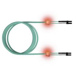 Easylan LSD32200100 optické vlákno optické vlákno kabel 10.00 m tyrkysová 50/125 µ Multimode OM3