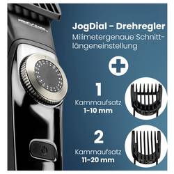 Profi-Care PC-HSM/R 3131 zastřihovač vousů, zastřihovač vlasů USB napájení chromová černá