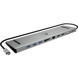 ICY BOX USB-C® dokovací stanice IB-DK2106a-CPD, USB Type-C® 11 in 1 Notebook DockingStation mit 3 Videoausgabe