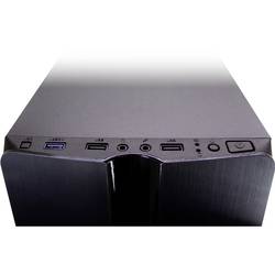 Inter-Tech 88881309 mini tower PC skříň černá