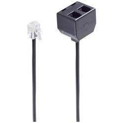 Shiverpeaks telefonní adaptér [1x RJ11 zástrčka 4p4c - 2x RJ10 zásuvka 4p4c] 0.15 m černá