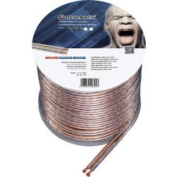 Oehlbach 305 reproduktorový kabel 2 x 4 mm² + 2 x 4 mm² transparentní 30 m