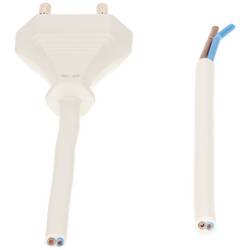 Max Hauri 108786 napájecí kabel bílá 3 m