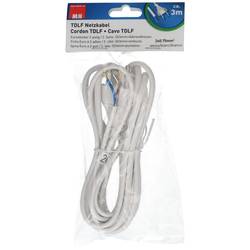 Max Hauri 108786 napájecí kabel bílá 3 m