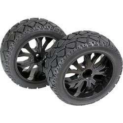 Absima 1:10 Buggy kompletní kola Tarmac forward 5paprskový černá 1 pár