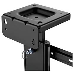 LogiLink držák na PC podpultový, montáž na zeď EO0073 EO0073 černá Zatížitelný do hmotnosti=20 kg