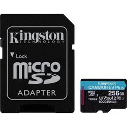 Kingston Canvas Go! Plus paměťová karta microSDXC 256 GB Class 10 UHS-I