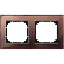Merten 2násobný rámeček kryt Systéem M, M Plan hnědá 489215 1 ks