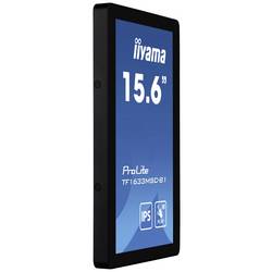 Iiyama ProLite TF1633MSC-B1 dotykový monitor Energetická třída (EEK2021): C (A - G) 39.6 cm (15.6 palec) 1920 x 1080 Pixel 16:9 5 ms HDMI™, DisplayPort, USB