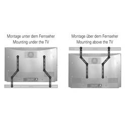 My Wall HZ32-2L Soundbar držák na zeď naklápěcí, nakláněcí černá 1 ks