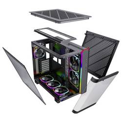 MONTECH KING 95 PRO Tempered Glass ARGB midi tower PC skříň černá