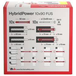 Fischer 577390 HybridPower sada hmoždinek 90 mm 10 ks