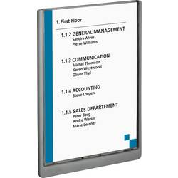 Durable dveřní štítek 486737 (š x v) 210 mm x 297 mm grafit 486737