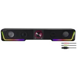 SpeedLink Gravity RGB Soundbar černá Bluetooth®, osvětlení reproduktoru