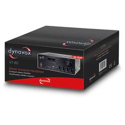 Dynavox VT-80 stereo zesilovač 2 x 160 W černá Bluetooth®, USB