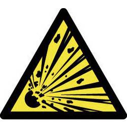 výstražná tabule Varování před výbušnými látkami 1 ks