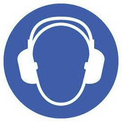 příkazová tabulka Používejte chrániče sluchu 1 ks