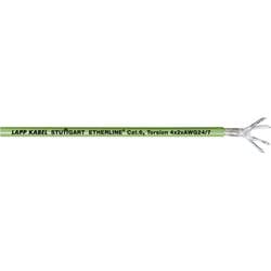 ethernetový síťový kabel LAPP ETHERLINE TORSION P CAT6A 4X2XAWG24/7, S/UTP, 2 x 2 x 0.2 mm², zelená, 500 m