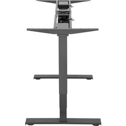 SpeaKa Professional konstrukce psacího stolu pro práci vsedě i ve stoje výškově nastavitelné Rozsah výšky: 620 do 1280 mm (š x h) 1700 mm x 650 mm černá