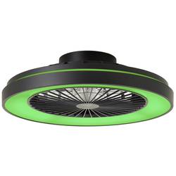 Brilliant G93854/06 Mazzaro LED stropní světlo s ventilátorem LED LED Energetická třída (EEK2021): E (A - G) 40 W černá