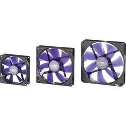 NoiseBlocker BlackSilent XE1 PC větrák s krytem černá, modrá (transparentní) (š x v x h) 92 x 92 x 25 mm