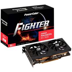 Powercolor grafická karta AMD Radeon RX 7600 Fighter 8 GB GDDR6-RAM PCIe x16 HDMI™, DisplayPort AMD FreeSync , Sopka