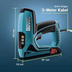 Novus Tools 031-0369 elektrická sponkovačka, Typ 37 , Typ 53, dĺžka 6 - 14 mm
