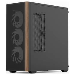 AeroCool D501A-G-BK-V2 midi tower PC skříň černá
