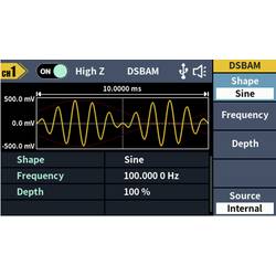 VOLTCRAFT FG-1302 Arbitrární generátor funkcí 1 µHz - 30 MHz 2kanálový arbitrární