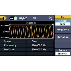 VOLTCRAFT FG-1302 Arbitrární generátor funkcí 1 µHz - 30 MHz 2kanálový arbitrární