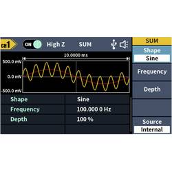 VOLTCRAFT FG-1302 Arbitrární generátor funkcí 1 µHz - 30 MHz 2kanálový arbitrární