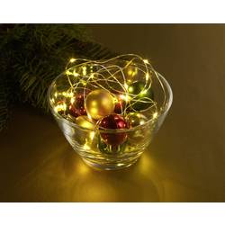 Sygonix SY-4722046 mini světlelný řetěz vnitřní na baterii Počet žárovek 20 LED teplá bílá Délka světel: 2.2 m časoměřič