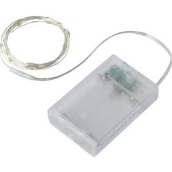 Sygonix SY-4722046 mini světlelný řetěz vnitřní na baterii Počet žárovek 20 LED teplá bílá Délka světel: 2.2 m časoměřič