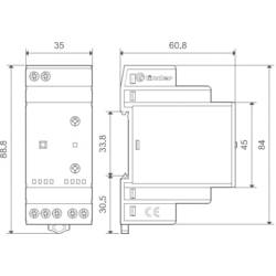 Finder soumrakový spínač 1 ks 11.41.8.230.0000 Provozní napětí:230 V/AC Citlivost světla: 1, 30 - 80, 1000 lx, lx 1 přepínací kontakt