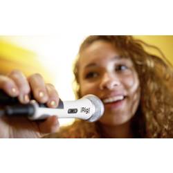 IK Multimedia iRig Voice ruční vokální mikrofon Druh přenosu:kabelový na mikrofon (jack 3,5 mm), na mikrofon (jack 6,3 mm) kabelový