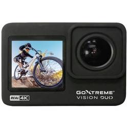 GoXtreme GoXtreme Vision Duo 4K Sportovní outdoorová kamera 4K, duální displej, chráněné proti stříkající vodě, odolné proti prachu, odolné proti vodě, Wi-Fi,