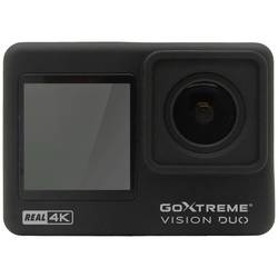 GoXtreme GoXtreme Vision Duo 4K Sportovní outdoorová kamera 4K, duální displej, chráněné proti stříkající vodě, odolné proti prachu, odolné proti vodě, Wi-Fi,