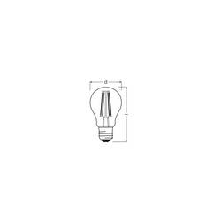 OSRAM HOMELIGHTING 4099854465055 LED Energetická třída (EEK2021) D (A - G) E27 5.9 W teplá bílá (Ø x v) 60.00 mm x 60.00 mm 1 ks