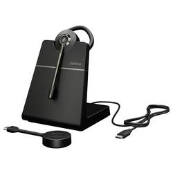 Jabra Engage 55 SE Convertible Link400c Headset otevřená (On Ear) DECT, kabelová černá Redukce šumu mikrofonu monofonní Počítače