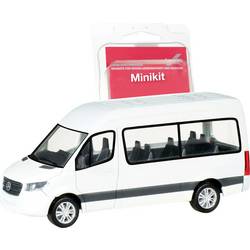 Herpa 013468 H0 model autobusu Mercedes Benz Sprinter Bus horní střecha, bílá