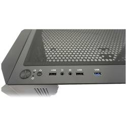 LC Power Gaming 712MB micro tower PC skříň černá