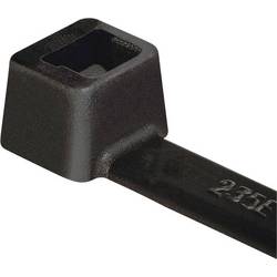 HellermannTyton 111-02160, T18L-PA66W-BK, stahovací pásky, 2.50 mm, 205 mm, černá, odolná vůči UV záření, 100 ks