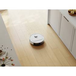 ECOVACS DEEBOT N20e PLUS robot na vysávání a vytírání podlahy, bílá, bezsáčkový, ovládání aplikací, hlasové pokyny, kompatibilní se systémem Amazon Alexa,