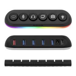 Streamplify HUB DECK 5 kontrolér RGB černá, RGB