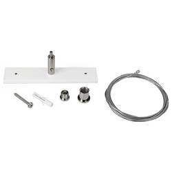 Deko Light 720034 D One vysokonapěť. komponent lištových systémů zavěšení lana bílá