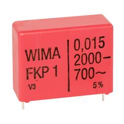 Wima 1 ks fóliový FKP kondenzátor radiální 1250 V/DC, 600 V/AC 10 % (d x š x v) 41.5 x 17.0 x 29.0 mm