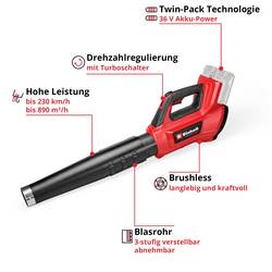 Einhell Professional 3433650 GP-LB 36/230 Li E BL-Solo akumulátor foukač listí bez akumulátoru 36 V
